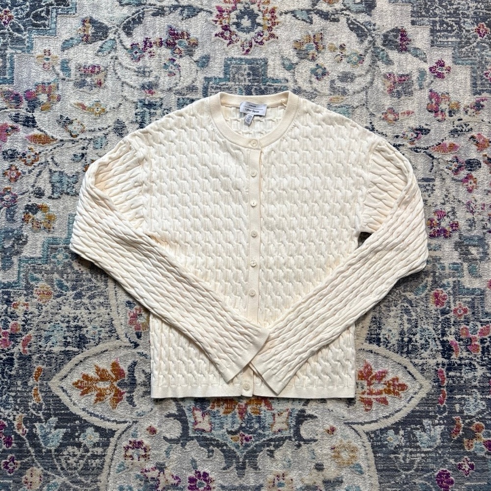 & Other Stories Cream Cardigan M